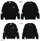 V12　ヴィトゥエルブ　メンズ・レディース　STAR ELBOW KNIT　クルーニット【メリノウール 　エルボーパッチ】V122120-KN02