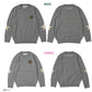 V12　ヴィトゥエルブ　メンズ・レディース　STAR ELBOW KNIT　クルーニット【メリノウール 　エルボーパッチ】V122120-KN02