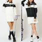 V12　ヴィトゥエルブ　メンズ・レディース　O/L LOGO MOCK　モックネックシャツ 裏起毛 V122120-CT06