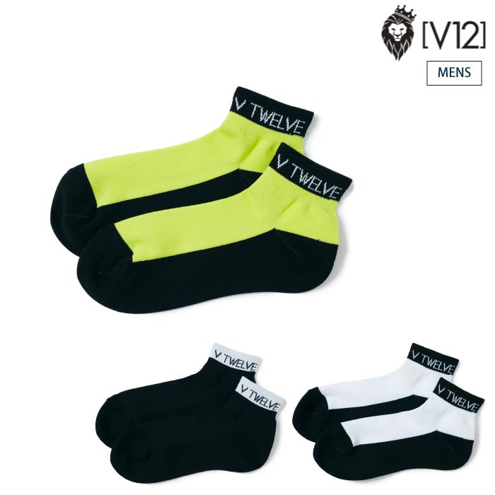 V12 ヴィトゥエルブ メンズ ソックス ショート 0NE SS SOCKS V122410-AC10