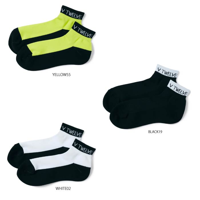 V12 ヴィトゥエルブ メンズ ソックス ショート 0NE SS SOCKS V122410-AC10