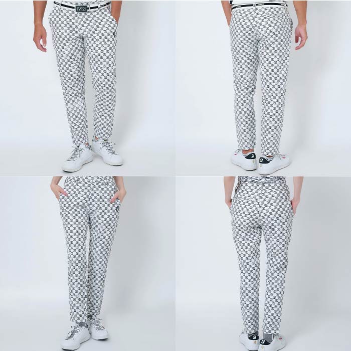 V12 ヴィトゥエルブ ゴルフパンツ ゴルフウェア メンズ レディース MONOGRAM PANTS セットアップ対応 V122410-PN06