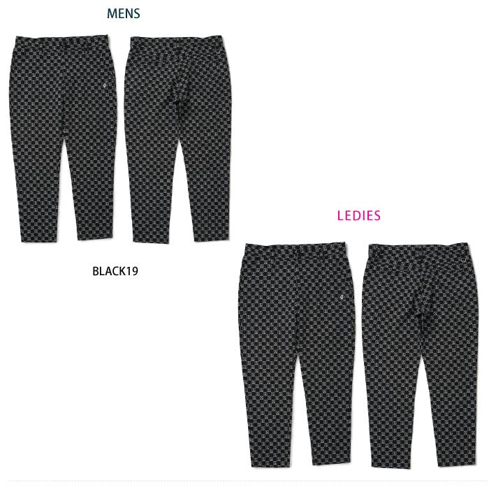 V12 ヴィトゥエルブ ゴルフパンツ ゴルフウェア メンズ レディース MONOGRAM PANTS セットアップ対応 V122410-PN06