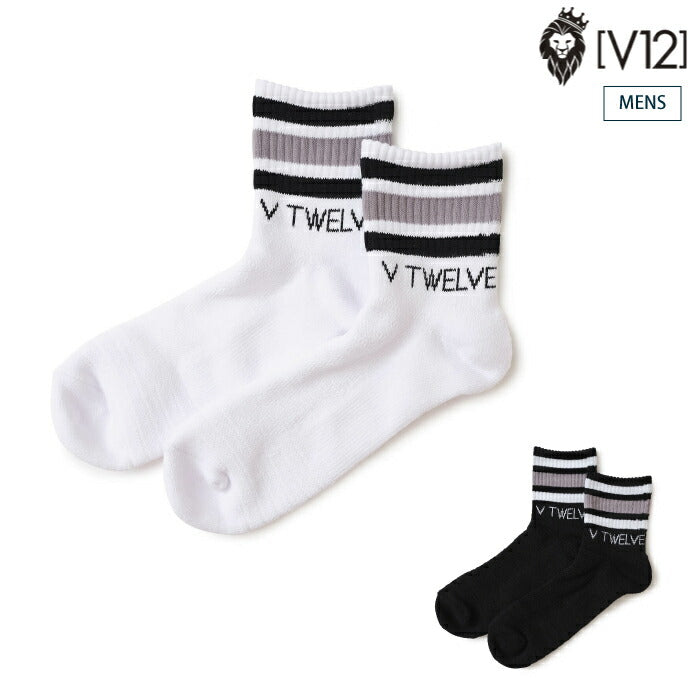 V12 ヴィトゥエルブ メンズ ソックス AD SOCKS V122420-AC05