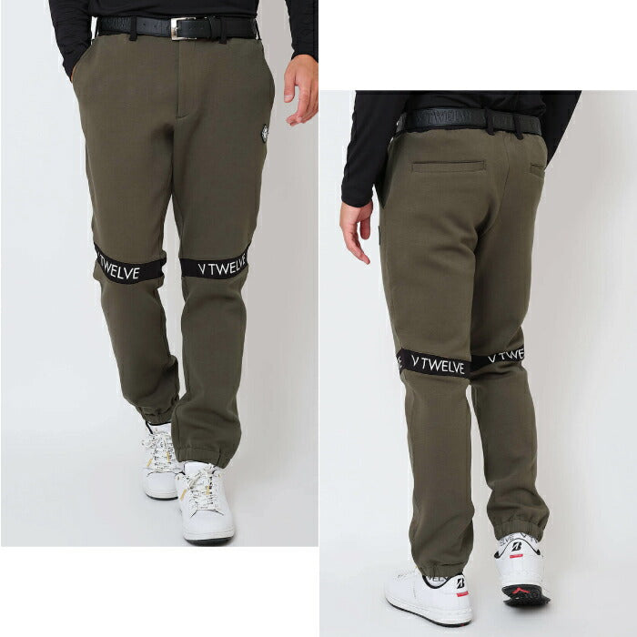 V12 ヴィトゥエルブ メンズ ゴルフウェア SW PANTS ロングパンツ ストレッチ セットアップ対応 V122420-PN05