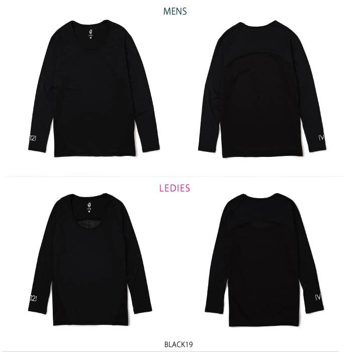 V12 ヴィトゥエルブ ゴルフウェア メンズ レディース インナーUネック UN IWEAR UVカット 接触冷感 v122511-ct01
