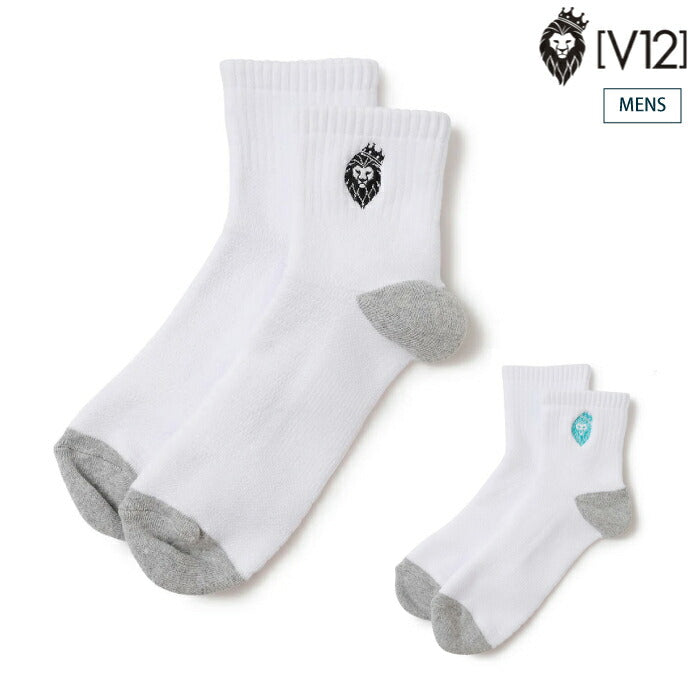 V12 ヴィトゥエルブ ゴルフウェア メンズ ソックス LL MID SOCKS MEN ミドル丈 V122520-AC05