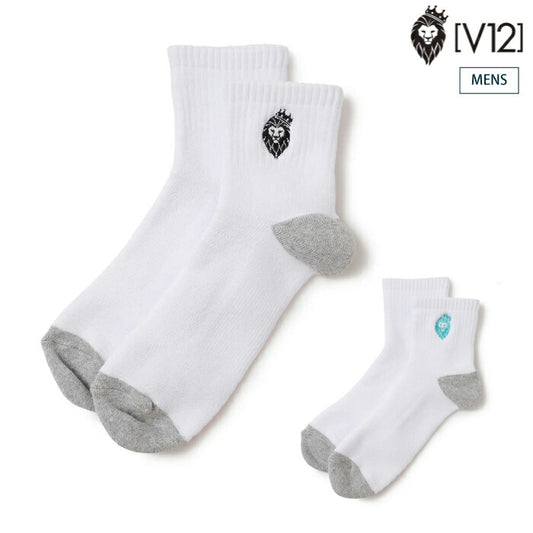 V12 ヴィトゥエルブ ゴルフウェア メンズ ソックス LL MID SOCKS MEN ミドル丈 V122520-AC05