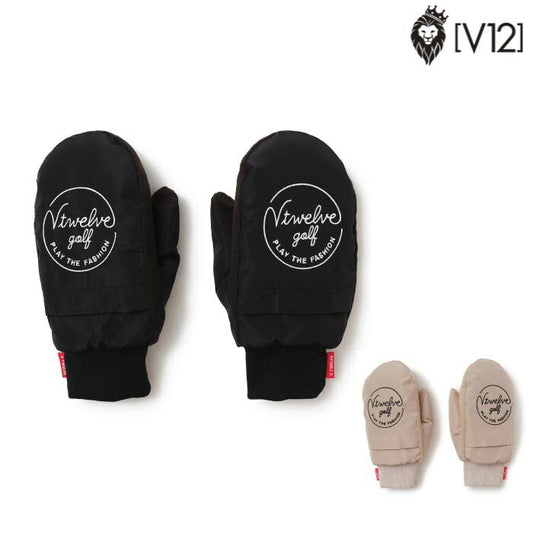 V12 ヴィトゥエルブ ゴルフウェア メンズ レディース ML MITTEN ミトン グローブ 手袋 防寒 表面撥水機能 v122520-AC07