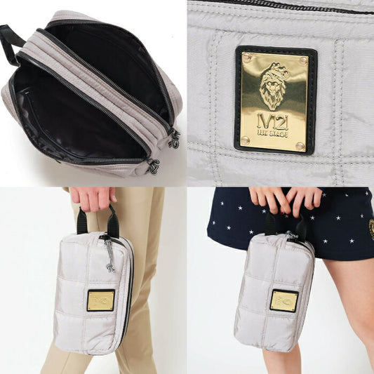 V12 ヴィトゥエルブ ゴルフウェア メンズ レディース QUILT POUCH 高級感 ファスナーポケット V122520-BG04