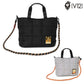 V12 ヴィトゥエルブ ゴルフウェア メンズ レディース QUILT CART BAG 高級感 ロープショルダー付属 V122520-BG05