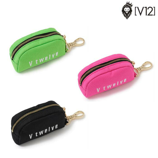 V12 ヴィトゥエルブ ゴルフ メンズ レディース CL BALL CASE ボールケース カラビナ付き V122520-BG06