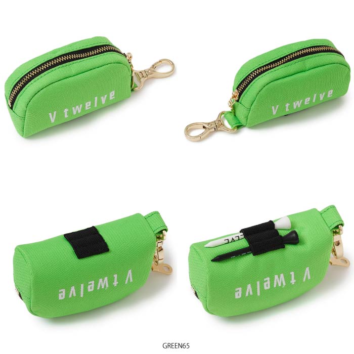 V12 ヴィトゥエルブ ゴルフ メンズ レディース CL BALL CASE ボールケース カラビナ付き V122520-BG06