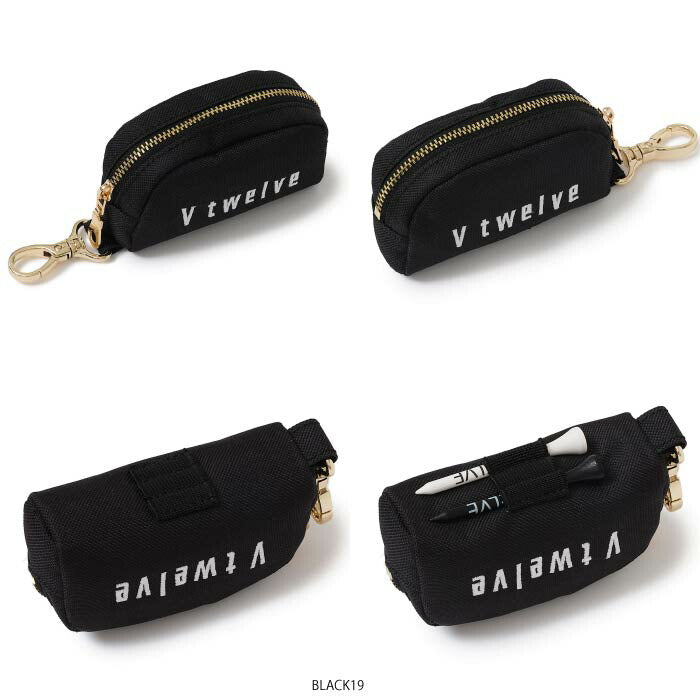V12 ヴィトゥエルブ ゴルフ メンズ レディース CL BALL CASE ボールケース カラビナ付き V122520-BG06