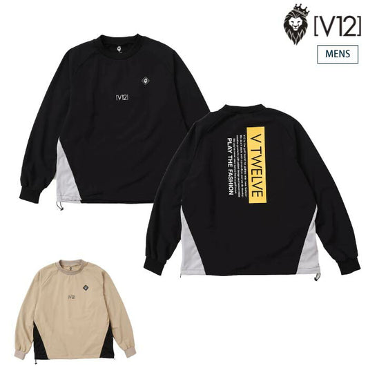 V12 ヴィトゥエルブ ゴルフウェア メンズ ALM JKT ジャケット ブルゾン プルオーバー かぶり 撥水 ストレッチ セットアップ対応 V122520-JK02