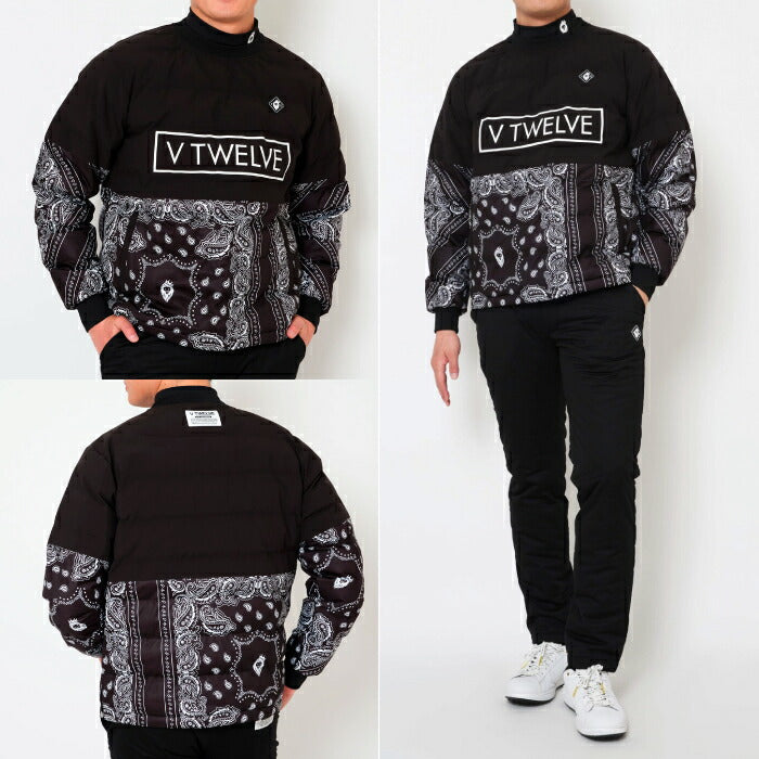 V12 ヴィトゥエルブ ゴルフウェア メンズ PAD BAN SNEAD スニードジャック ブルゾン プルオーバー ジャケット 撥水 防風 ストレッチ 保温 v122520-jk03