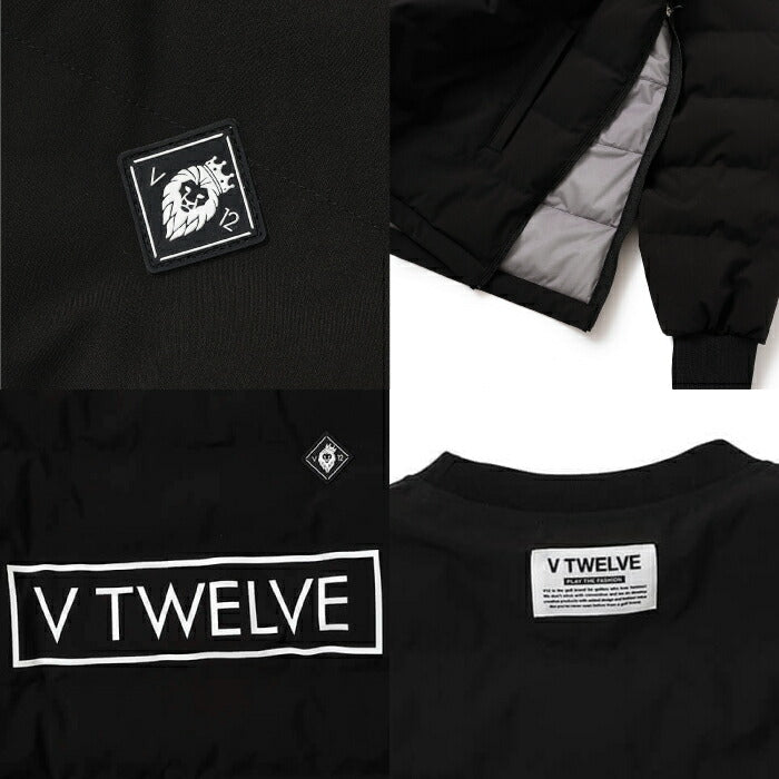 V12 ヴィトゥエルブ ゴルフウェア メンズ PAD SNEAD スニードジャック  ブルゾン プルオーバー 撥水 防風 ストレッチ 保温 セットアップ対応 V122520-JK09