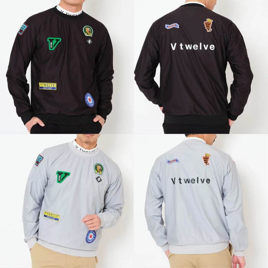 V12 ヴィトゥエルブ ゴルフウェア メンズ WAP JKT ジャケット プルオーバー ブルゾン かぶり 撥水 防風 軽量 V122520-JK13