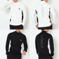V12 ヴィトゥエルブ ゴルフウェア メンズ DOT RIB L/S MOCK モックネック 長袖シャツ ストレッチ V122520-MK03