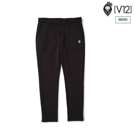 V12 ヴィトゥエルブ ゴルフウェア メンズ MDIA PANTS 高級感 ウエストゴム セットアップ対応 V122520-PN03