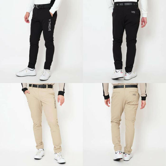 V12 ヴィトゥエルブ ゴルフウェア メンズ ALM PANTS パンツ 撥水 ストレッチ セットアップ対応 v122520-pn06