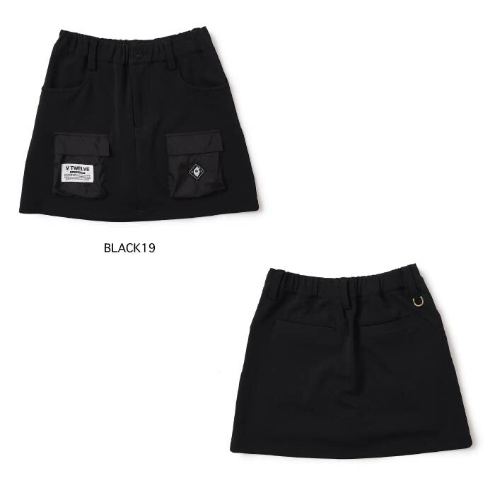 V12 ヴィトゥエルブ ゴルフウェア レディース スカート DOUBLE SKIRT ストレッチ V122520-SK03