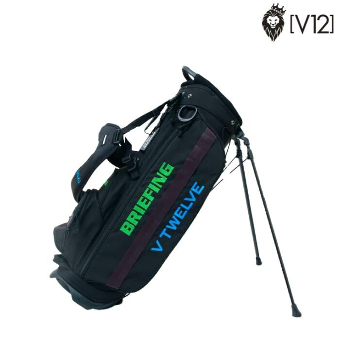 V12 ヴィトゥエルブ ゴルフ メンズ レディース BG12 CADDY BRIEFING コラボ スタンドキャディバッグ 限定 特別仕様 v122521-cb01