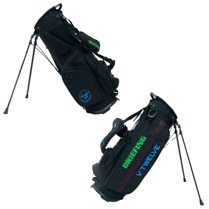V12 ヴィトゥエルブ ゴルフ メンズ レディース BG12 CADDY BRIEFING コラボ スタンドキャディバッグ 限定 特別仕様 v122521-cb01