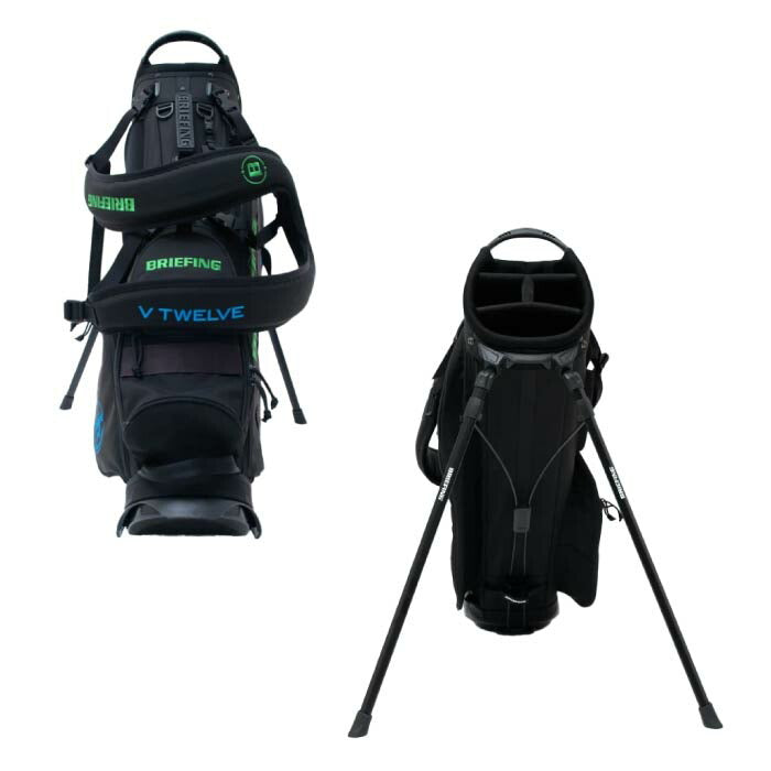 V12 ヴィトゥエルブ ゴルフ メンズ レディース BG12 CADDY BRIEFING コラボ スタンドキャディバッグ 限定 特別仕様 v122521-cb01