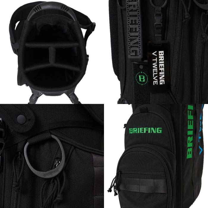 V12 ヴィトゥエルブ ゴルフ メンズ レディース BG12 CADDY BRIEFING コラボ スタンドキャディバッグ 限定 特別仕様 v122521-cb01