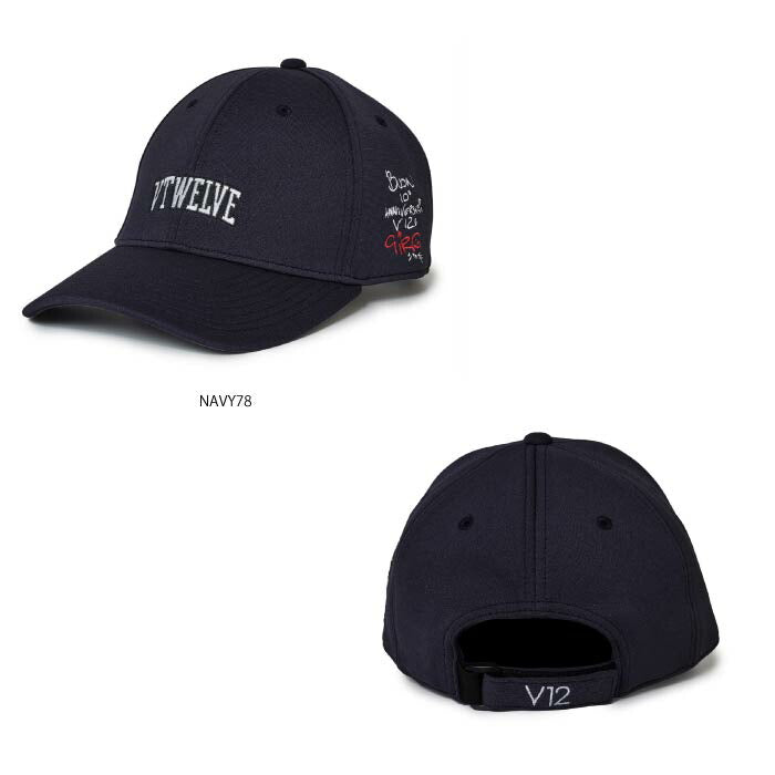 V12 ヴィトゥエルブ ゴルフキャップ メンズ レディース BUON CAP LEONコラボ 手洗い可 V122521-CP18