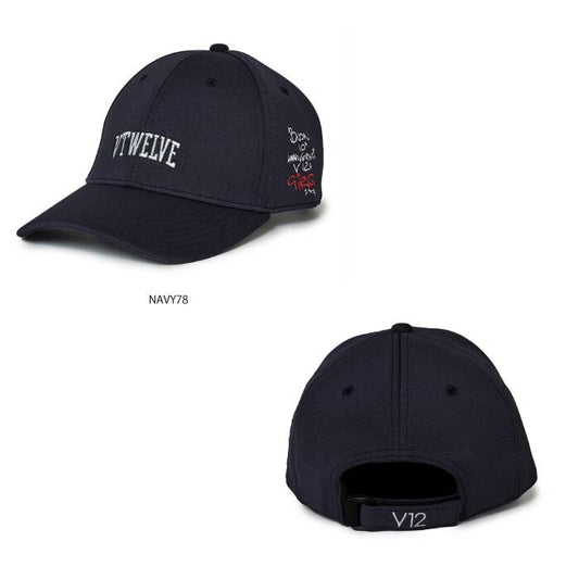 V12 ヴィトゥエルブ ゴルフキャップ メンズ レディース BUON CAP LEONコラボ 手洗い可 V122521-CP18