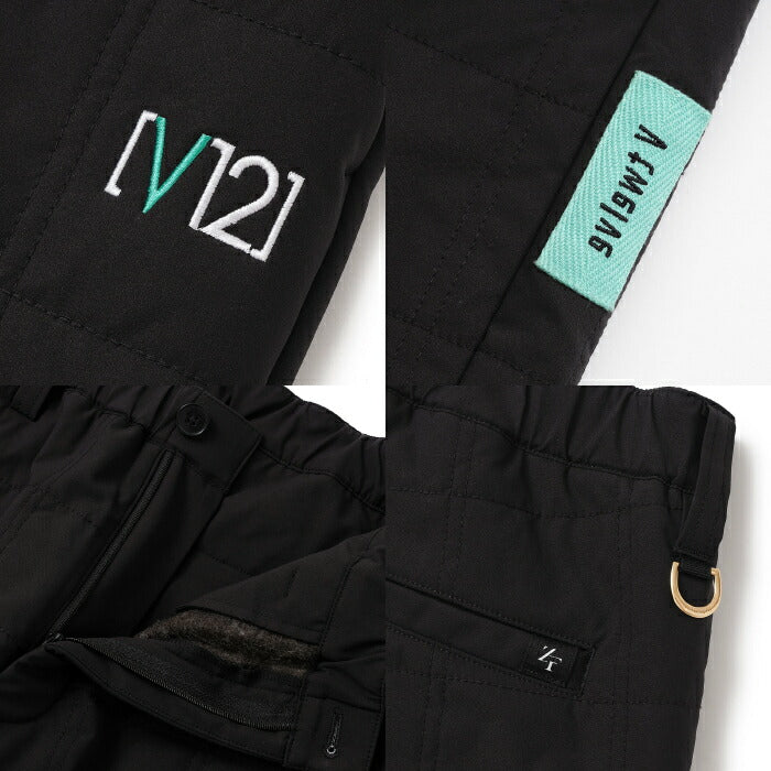 V12 ヴィトゥエルブ ゴルフウェア メンズ ZF WM PANTS ZEROFITコラボ パンツ 防寒 撥水 防風 ストレッチ 保温 セットアップ対応 V122521-PN16