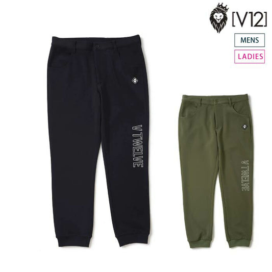 V12 ヴィトゥエルブ ゴルフウェア メンズ レディース BUON PANTS LEONコラボ リブパンツ セットアップ対応 V122521-PN18