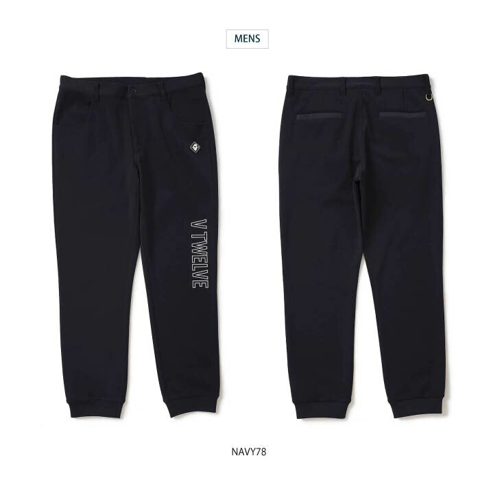 V12 ヴィトゥエルブ ゴルフウェア メンズ レディース BUON PANTS LEONコラボ リブパンツ セットアップ対応 V122521-PN18
