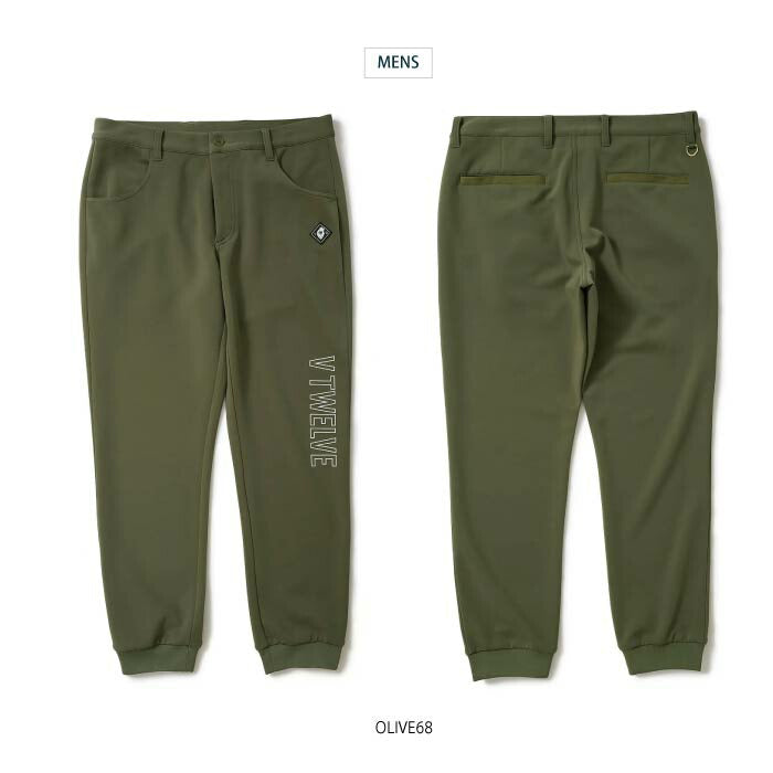 V12 ヴィトゥエルブ ゴルフウェア メンズ レディース BUON PANTS LEONコラボ リブパンツ セットアップ対応 V122521-PN18