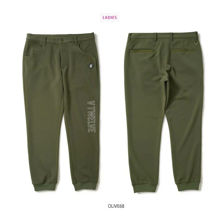 V12 ヴィトゥエルブ ゴルフウェア メンズ レディース BUON PANTS LEONコラボ リブパンツ セットアップ対応 V122521-PN18