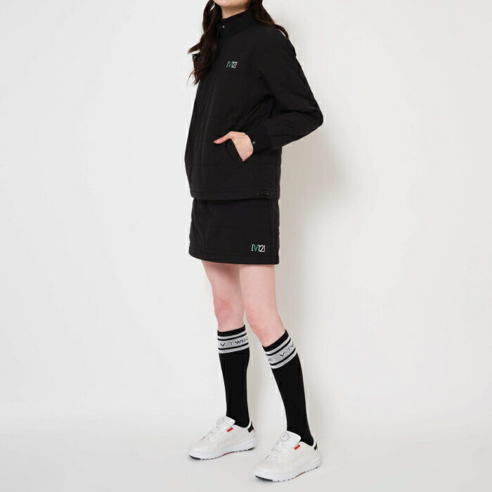 V12 ヴィトゥエルブ ゴルフウェア レディース ZF WM SKIRT ZEROFITコラボ スカート 防寒 撥水 防風 ストレッチ 保温 セットアップ対応 V122521-SK06