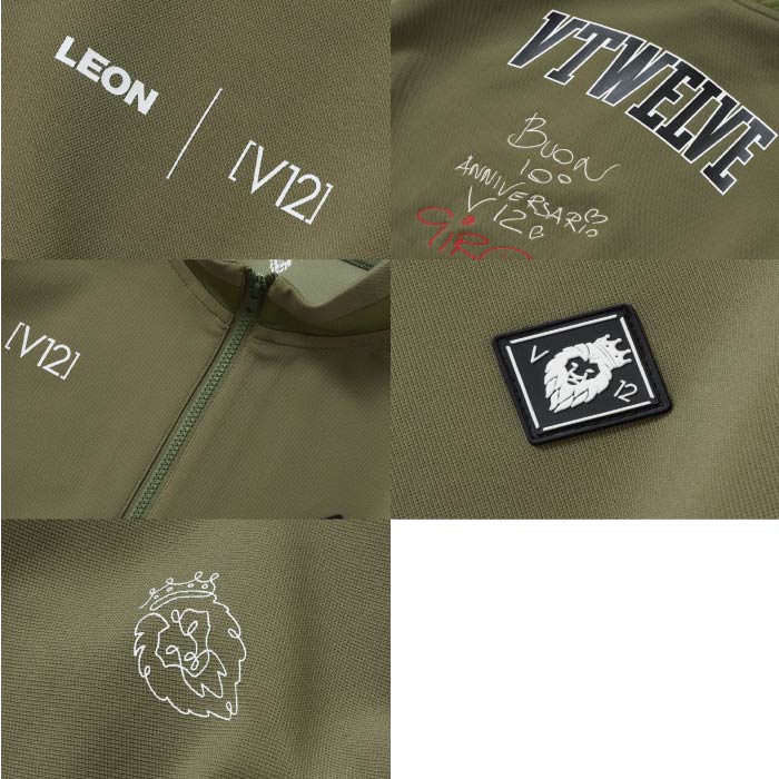 V12 ヴィトゥエルブ ゴルフウェア メンズ BUON JKT LEONコラボ セットアップ対応 V122521-SW18