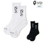 V12 ヴィトゥエルブ ゴルフウェア メンズ SIDE LOGO MID SOCKS ソックス 靴下 パイル地 クッション性 シンプル 日本製 V122610-AC04
