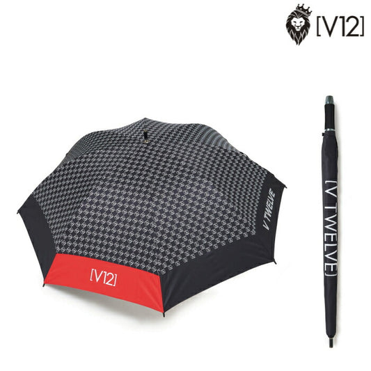V12 ヴィトゥエルブ ゴルフ メンズ レディース MLOGO UMBRELLA 晴雨兼用 パラソル 傘 UVカット仕様 超軽量 V122610-AC20