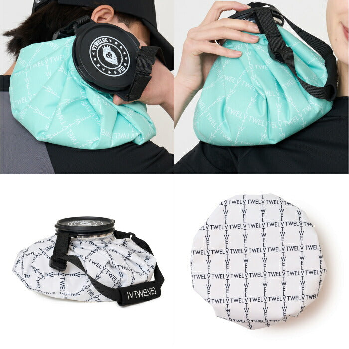 V12 ヴィトゥエルブ ゴルフウェア メンズ レディース TYPO GRID ICE BAG 氷嚢 アイスバック 熱中症対策 ハンドル付き V122610-BG06