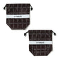 V12 ヴィトゥエルブ ゴルフ メンズ レディース TYPO GRID POUCH 巾着型ポーチ カートバッグ 小物収納 V122610-BG08