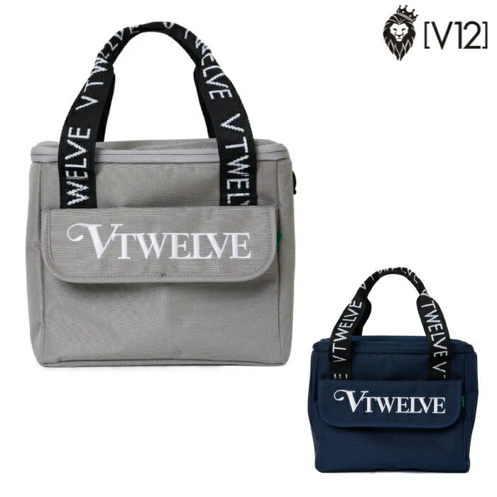 V12 ヴィトゥエルブ ゴルフウェア メンズ レディース DOUBLE LOGO COOL BAG 保冷バッグ クーラーバッグ ペットボトル収納可  V122610-BG12