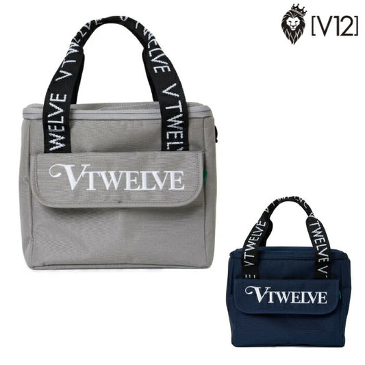 V12 ヴィトゥエルブ ゴルフウェア メンズ レディース DOUBLE LOGO COOL BAG 保冷バッグ クーラーバッグ ペットボトル収納可  V122610-BG12