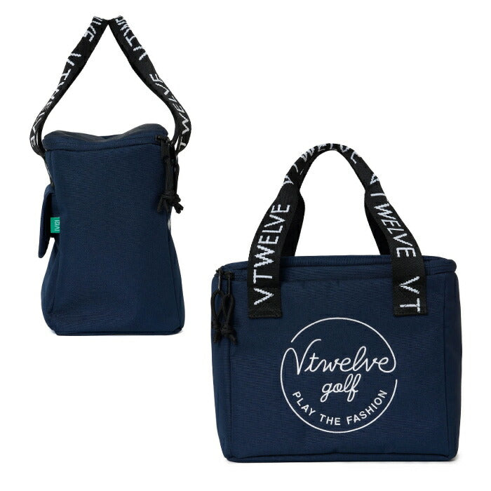 V12 ヴィトゥエルブ ゴルフウェア メンズ レディース DOUBLE LOGO COOL BAG 保冷バッグ クーラーバッグ ペットボトル収納可  V122610-BG12
