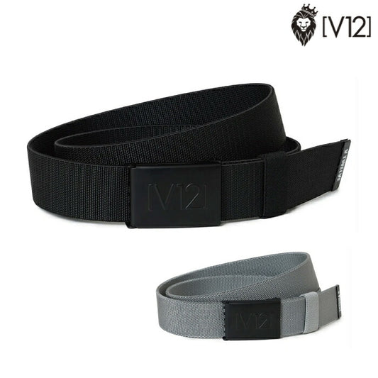 V12 ヴィトゥエルブ ゴルフウェア メンズ レディース VT RUBBER BELT ガチャベルト仕様 サイズ調整可能 V122610-BL01