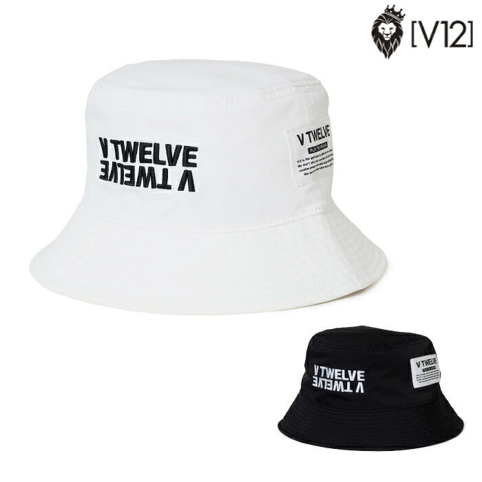 V12 ヴィトゥエルブ ゴルフウェア メンズ レディース INVERT HAT バケットハット 帽子 通気性 日差し対策 V122610-CP01