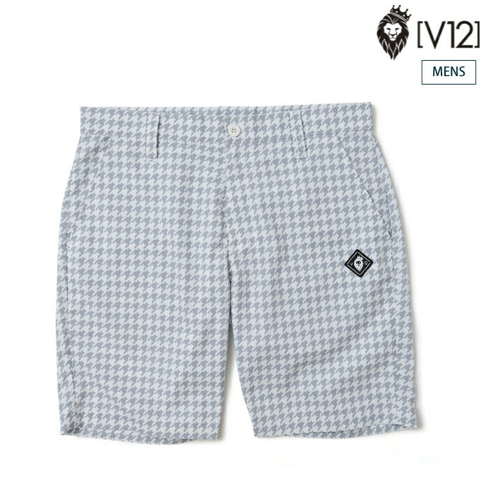 V12 ヴィトゥエルブ ゴルフウェア メンズ HOUNDS SHORTS ショートパンツ ストレッチ セットアップ対応 v122610-hp02