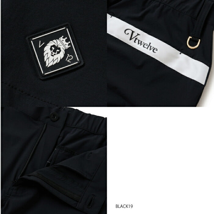 V12 ヴィトゥエルブ ゴルフウェア メンズ OZ SHORTS ショートパンツ セットアップ ストレッチ性 吸水速乾性 快適 V122610-HP04